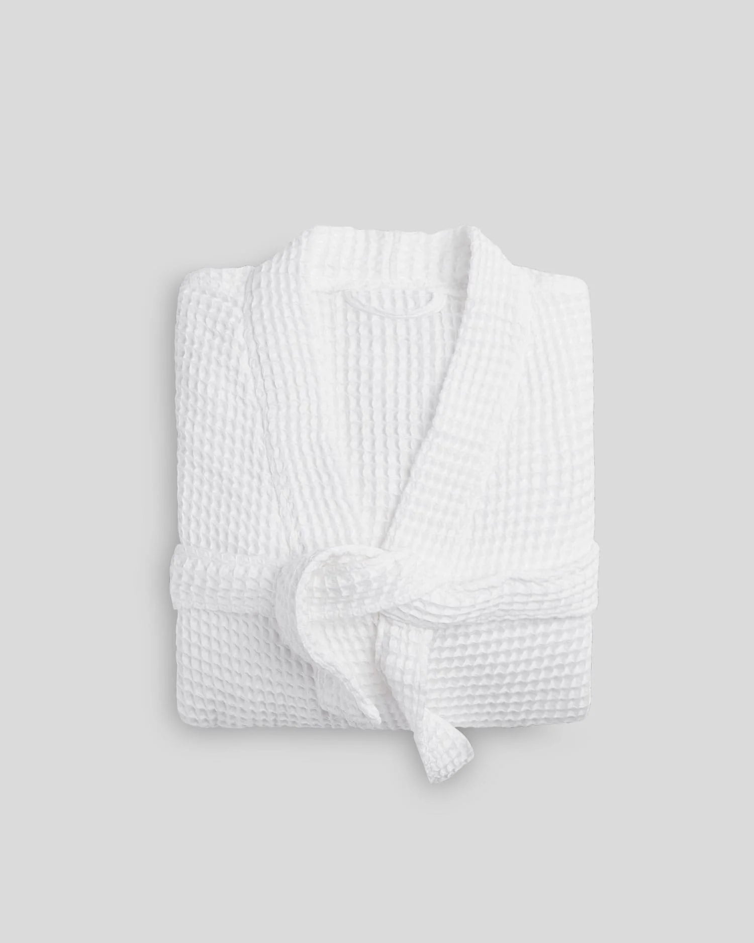 VELMORA® White Waffle Robe 5